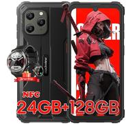 Téléphone Portable Incassable Blackview BV5300 Plus 6,1"" 24Go+128Go NFC Noir avec Smartwatch Blackview W50 Pro
