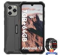 Blackview BV5300 Pro Smartphone Incassable 4G 6.1" 7Go+64Go 13MP+8MP 6580mAh NFC Noir avec Blackview W60(Noir)