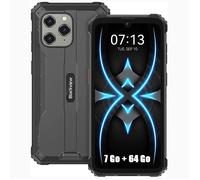 Blackview BV5300 Pro Téléphone Portable Incassable 4G 6.1"" 7Go+64Go 13MP+8MP 6580mAh NFC/Face ID/Dual SIM/Charge inversée - Gris