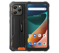 BV5300 Plus Téléphone Portable Incassable Android 13 6,1 128 Go 6580mAh Orange avec Smartwatch Blackview W50 Pro