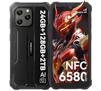 Blackview BV5300Plus Téléphone Portable Incassable, 6580mAh Telephone Portable Écran 6.1" HD+, 128Go ROM/TF 2To, Double SIM 4G, Caméra 13MP Smartphone Incassable NFC/IP69K/Face ID/GPS/OTG