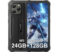 Blackview BV5300Plus Téléphone Portable Incassable,Android 13 Smartphone 4G Écran 6.1 HD+,128Go ROM/SD 2To,6580mAh,Double SIM,Caméra 13MP NFC/IP69K/Face ID/GPS/OTG - Noir Noir
