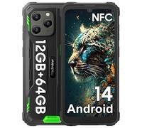 Blackview BV5300Pro(NFC) Téléphone Portable Incassable, Téléphone Incassable 2024, 6580mAh, 12Go+64Go/1To Extensible, Écran 6,088" HD+ 60HZ,13MP+8MP Smartphone incassable, Face ID/OTG/GPS/3 SIM Slots