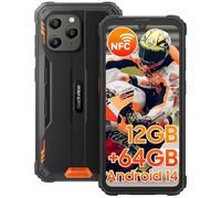 Blackview BV5300Pro Smartphone robuste Android 14,12 Go + 64 Go/1 To, batterie 6580 mAh, HD+ 6,1", 3 emplacements pour cartes, téléphone étanche IP68/IP69K, appareil photo 13 MP 4G double SIM/NFC/OTG