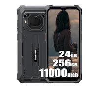 Blackview BV6200 Plus 24Go+256Go Telephone Portable Incassable, 11000mAh, Android 14 Téléphone Débloqué, 16MP+13MP, 6.56" HD+ Smartphone Incassable Etanche, Dual 4G LTE/GPS/NFC/OTG Phones