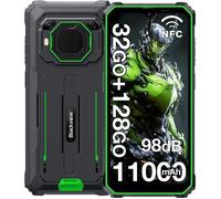 Blackview BV6200 Plus Smartphone 32Go + 128Go/Jusqu’à 2To 6.56'' 11000mAh 16MP Téléphone portable Incassable 2xSIM 4G NFC GPS - Vert