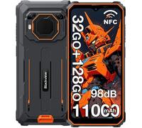Blackview BV6200 Plus Smartphone 32Go + 128Go/Jusqu’à 2To 6.56'' 11000mAh 16MP Téléphone portable Incassable 2xSIM 4G NFC GPS Orange