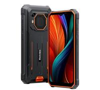 Blackview BV6200 Plus Téléphone Incassable, 24GB+256GB, Batterie 11000mAh, Haut-Parleur Ultra-Fort 3W 98dB, 16MP+13MP, 6,56'' HD+, Android 14 Dual SIM IP68 Étanche Smartphone Débloqué, NFC Orange