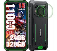 Blackview BV6200 Plus Téléphone Portable Incassable 6.56"",11000mAh 24Go+128Go/2To TF,Caméra AI 16MP+13MP,NFC/GPS Smartphone - Vert