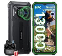 Blackview BV6200 Pro 13000mAh Telephone Portable Incassable, Haut-Parleur 98DB, 18GB+128GB/2TB, Android 14 Smartphone Incassable, 6,56 Pouces FHD+ Telephone Incassable, 13MP/Dual 4G/OTG/GPS/NFC