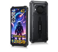 Blackview BV6200 Pro [pas de chargeur UE] Smartphone robuste 12 Go (6 + 6) 128 Go 13000 mAh 6,56" Android 13 13 MP NFC IP68 double SIM vert