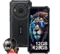 Blackview BV6200 Pro Smartphone Incassable 6,56"" 13000mAh 12Go+128Go Dual SIM Noir avec Smartwatch Blackview W50 Pro