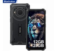 Blackview BV6200 Pro - Smartphone robuste 6,56"" HD+, 13000 mAh, 6 Go(+6 Go extension), 128 Go, IP68/IP69K, Android 13 - Noir