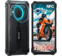 Blackview BV6200 Pro téléphone incassable, 13000mAh, Haut-Parleur 98 DB Telephone Portable incassable, Android 14 Smartphone, 18Go + 128Go Helio P35 2,3 GHz, 6,56" FHD+, IP68 IP69K/Dual 4G/OTG/GPS