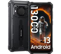 Blackview BV6200pro Noir Rugged Smartphone, Téléphone Portable Extérieur À 8 GB,