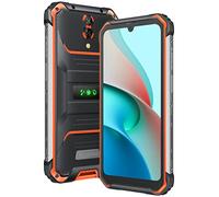 Blackview GBV72006128OG smartphone 15,5 cm (6.1") Double SIM Android 12 4G USB Type-C 6 Go 128 Go 5180 mAh Noir, Orange