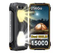 BLACKVIEW BV7300 - Smartphone Robuste - 18Go+256Go - 15000mAh - 6.67"" 90Hz - 50MP+32MP - Android 14 - OTG/NFC/GPS - Orange