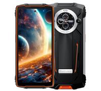 Blackview BV8200 Smartphone Incassable, Lampe Torche 170 Lumens, Double Écran, Helio G100 36GB+256GB, 6,5'' 120Hz 2.4K FHD+, Caméra AI 50MP, IP68 IP69K Android 14 Téléphone Étanche, GPS NFC Orange