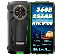 Blackview BV8200 Téléphone Incassable Android 14, 256Go+36Go/2To Smartphone incassable, 8800mAh(45W), Écran 6.5"FHD+ 120Hz, AI Caméra 50MP+32MP,Telephone Portable 4G Dual SIM(3 Slot)/NFC/2Ans Garantie