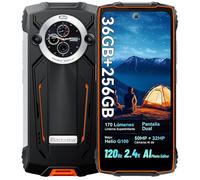 Smartphone Blackview BV8200 36 Go RAM 256 Go ROM Android 14 Téléphone robuste orange