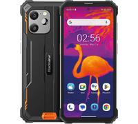 Blackview BV8900 orange téléphone mobile d'extérieur sans contrat, 4X caméra thermique+ OSI 64MP+16MP, 16GB+256GB Helio P90 Android 13 smartphone d'extérieur avec 10000mAh