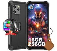 Blackview BV8900 Pro Smartphone Incassable 6,5 16Go+256Go 64MP 10000mAh NFC Noir avec Smartwatch Blackview R30(Noir) Noir