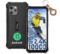 Blackview BV8900 Pro Téléphone Portable Incassable Android 13 6,5"" 16Go+256Go Caméra 64MP 10000mAh IP68 NFC Avec UWB - Noir