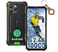 Blackview BV8900 Pro Téléphone Portable Incassable Android 13 6,5"" 16Go+256Go Caméra 64MP 10000mAh IP68 NFC Avec UWB - Vert