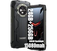 Blackview BV9300 Pro 24Go+256Go Telephone Portable Incassable, Double Écran 6.7" FDH+, MTK G99 Téléphone Débloqué 4G, 15080mAh Smartphone Incassable Etanche IP68, NFC,OTG,GPS,FM