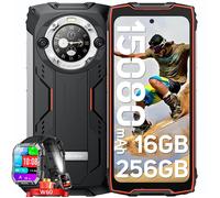 Blackview BV9300 Pro Smartphone Incassable 6.7"" 16Go+256Go 15080mAh 33W 64MP NFC Orange avec Smartwatch Blackview W60