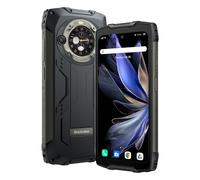 Blackview BV9300 Pro Smartphone Incassable(Lampe de Poche 100LM), 16GB+256GB, Batterie 15080mAh, 6.7'' 120Hz 2.3K Ecran, Caméra 64MP+32MP, Téléphone Débloqué Etanche IP68 Android 13, GPS NFC Noir