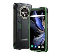 Blackview BV9300 Pro Smartphone Incassable(Lampe de Poche 100LM), 16GB+256GB, Batterie 15080mAh, 6.7'' 120Hz 2.3K Ecran, Caméra 64MP+32MP, Téléphone Débloqué Etanche IP68 Android 13, GPS NFC Vert