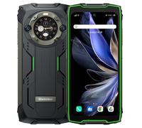 Blackview BV9300 Pro Smartphone Incassable(Lampe de Poche 100LM), 24GB+256GB, Batterie 15080mAh, 6.7'' 120Hz 2.3K Ecran, Caméra 64MP+32MP, Téléphone Débloqué Etanche IP68 Android 13, GPS NFC Vert