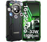 Blackview BV9300 Pro Smartphone Robuste 16Go + 256Go 15080mAh 6.7"" 50MP Téléphone Portable Incassable NFC GPS - Vert