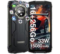 Blackview BV9300 Pro Smartphone Robuste 16Go + 256Go 15080mAh 6.7"" 50MP Téléphone Portable Incassable NFC GPS - Noir