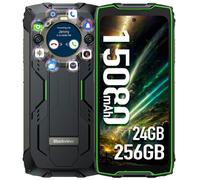 Blackview BV9300 Pro Smartphone Robuste 24Go + 256Go 15080mAh 6.7"" 50MP Téléphone Portable Incassable NFC GPS - Vert