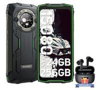 Blackview BV9300 Pro Smartphone Incassable Double SIM 6.7" 24Go+256Go 15080mAh Vert avec Blackview Airbuds 8(Noir)