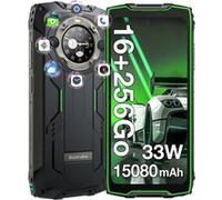 BV9300 PRO VERT 6.7 8Go RAM 256Go ROM 15080mAh Double SIM 4G Robuste SmartPhone Android 13