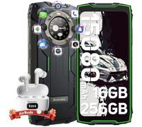 Blackview BV9300Pro Telephone Portable Incassable Double Écran,Android 13 Smartphone Incassable 16Go+256Go/TF 1To,15080mAh/33W, 6.7''FHD+/120Hz, 64MP+32MP/NFC/GPS/8-Core/Fingerprint Téléphone Débloqué