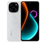 Blackview Color 6 AI Smartphone débloqué, 24Go+128Go, 50MP+13MP, 6,67" HD+ Écran, 3 Emplacements pour Cartes, Téléphone Android 15, Charge Rapide 18W, Haut-Parleur Smart-K Box, Doke AI Apps, Blanc