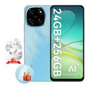 Blackview COLOR 6 Bleu - Smartphone Dual SIM, 8Go+16Go ext/256Go+2To, 6,67"" 50MP, 5000mAh, Android 15, AirBuds20