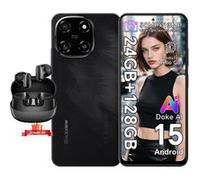 Color 6 Téléphones mobiles, 24Go(8 + 16)+128Go/2To, 5000mAh/18W, Dual SIM, Android 15, 5G, Noir - Blackview Airbuds 20 Noir
