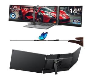 Blackview DCM 5 Extension Ecran Ordinateur Portable, Double Moniteur Portable 14”, Extension D'écran 1080P FHD,TUV Low Blue Light
