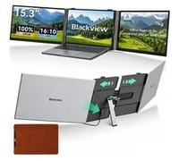 Blackview DCM8 Pro Moniteur pour Ordinateur Portable 15.3"" FHD, Triple Écran Portatif USB C,Extension Écran pour 14""-17.3""