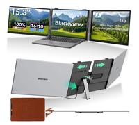Blackview DCM8 Pro Extension Ecran Ordinateur Portable Ultra-Fine, Triple Moniteur Portable 15.3”, Extension D'écran 1080P FHD