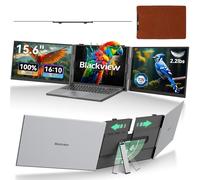 Blackview DCM8 Triple extension d'écran d'ordinateur portable, écran externe portable 15,6" 1080p FHD IPS, deux câbles USB C de voyage pour ordinateur portable de 13 à 17", compatible avec Windows/Mac