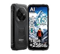 Blackview Fort 1 (18Go+256Go) Android 15 Téléphone Portable Incassable 2025, 10000mAh Téléphone Débloqué,16MP Caméra AI, 6.56" HD+ 90Hz Smartphone Incassable Etanche, Dual SIM,4G,GPS,NFC,OTG,FM, Noir