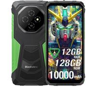 Blackview Fort 1 Smartphone Robuste 12 Go + 128 Go Caméra 16MP 6.56'' 10000mAh Android 15 Telephone Double SIM 4G NFC GPS - Vert