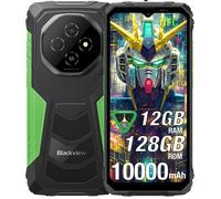 Blackview Fort 1 Smartphone Robuste 12 Go + 128 Go Caméra 16MP 6.56'' 10000mAh Android 15 Telephone Double SIM 4G NFC GPS - Vert