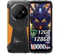 Blackview Fort 1 Smartphone Robuste 12 Go + 128 Go Caméra 16MP 6.56'' 10000mAh Android 15 Telephone Double SIM 4G NFC GPS - Orange